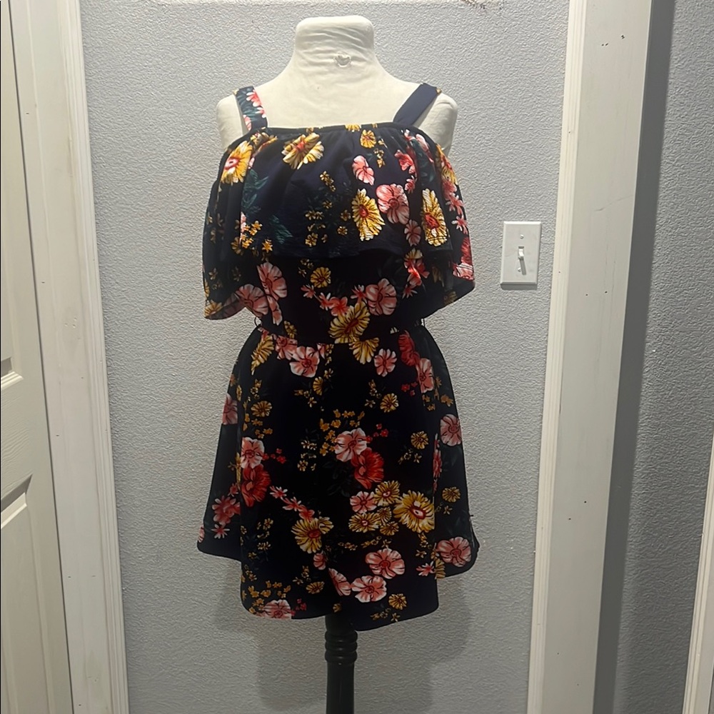 Floral Off-Shoulder Rumper